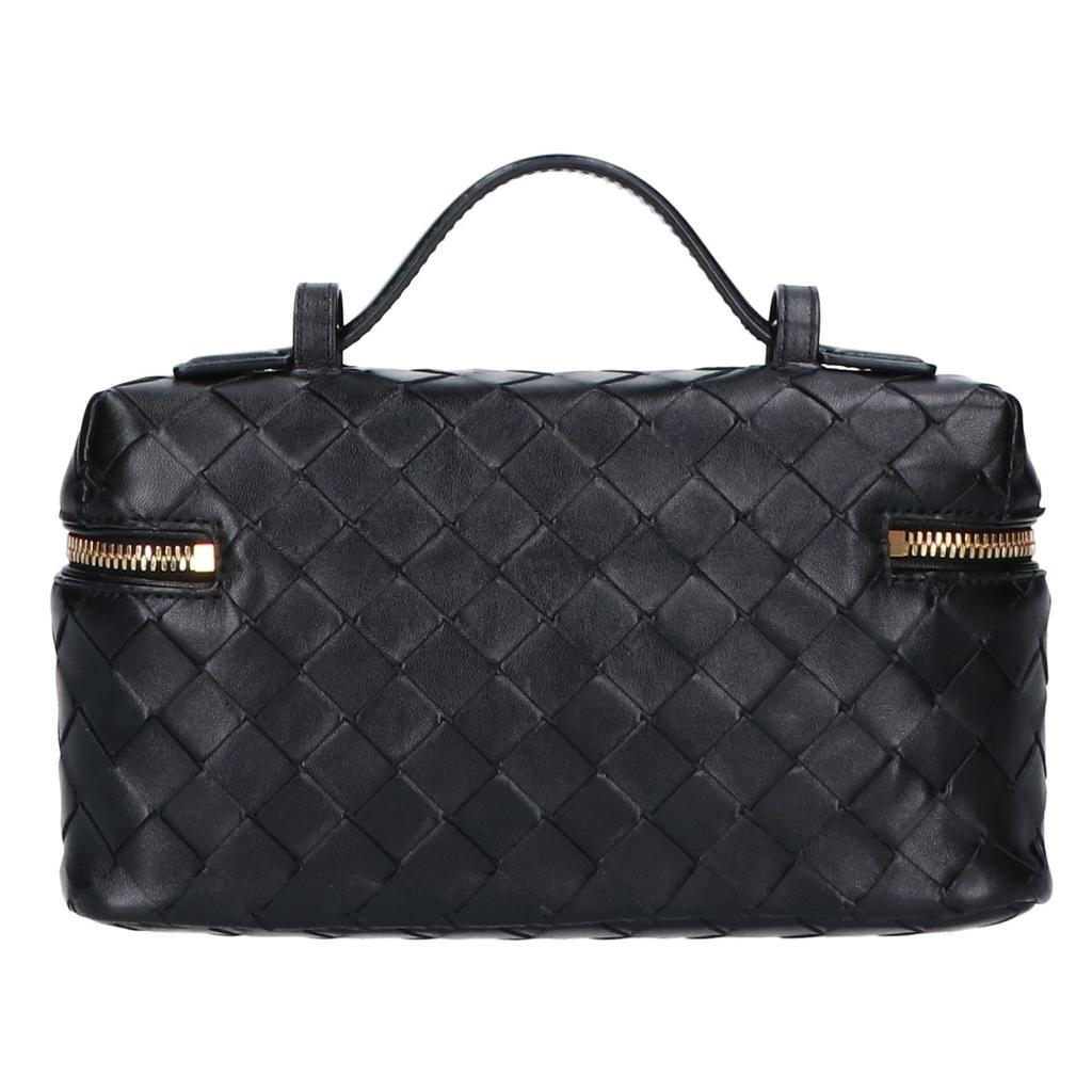 BOTTEGA VENETA 789109V3IV18425 Bang Bang Intrecciato Vanity Case Shoulder bag blackUsed