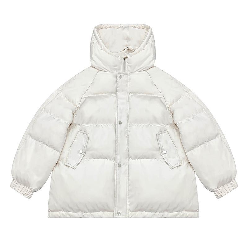 Hong Kong-Style Women's Loose Thick Hooded Jacket for Autumn/Winter
