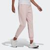 Knitted Sweatpants Women's Pink Moderate Straight Fit Pants HE4148