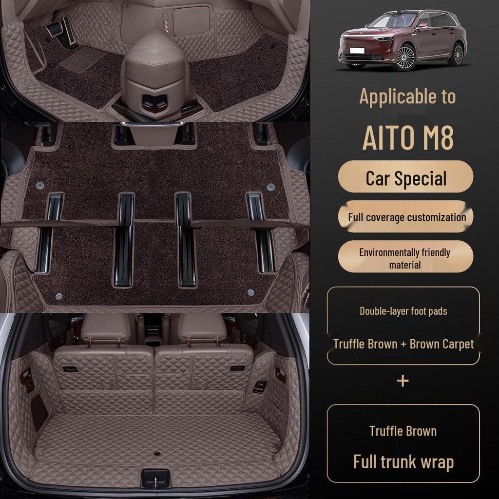 Huawei AITO M8 Six-Seater Custom Full Coverage Floor Mats