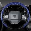 Car Anti-slip ABS Leather Steering Wheel Cover For Peugeot 206 207 208 301 307 308 406 407 408 508 607 3008 4008 5008 GT Rifter cx86