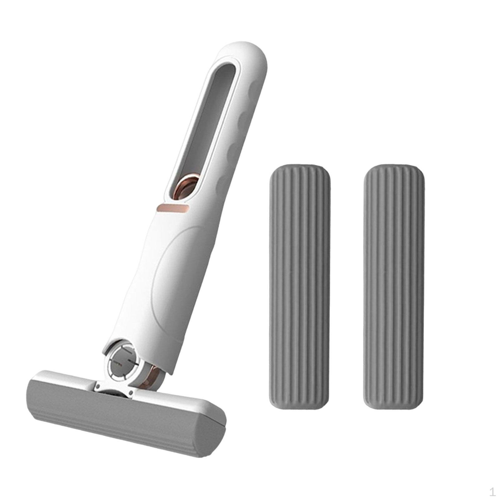 

Mini Mop Absorbent Multifunctional Lightweight Foldable Hand Wash Free Mops for Tea Table Glass Style B