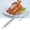Meat Ham Roaster Stainless Steel Chicken Carving Fork Lifter Turkey Fork Barbecue Tool