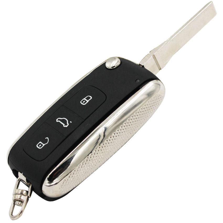 Ecusells Smart 3/4 Button Remote Key 315Mhz/ 433mhz ID46 for Bentley Continental GT GTC Flying Spur FCC KR55WK45031 KR55WK45032