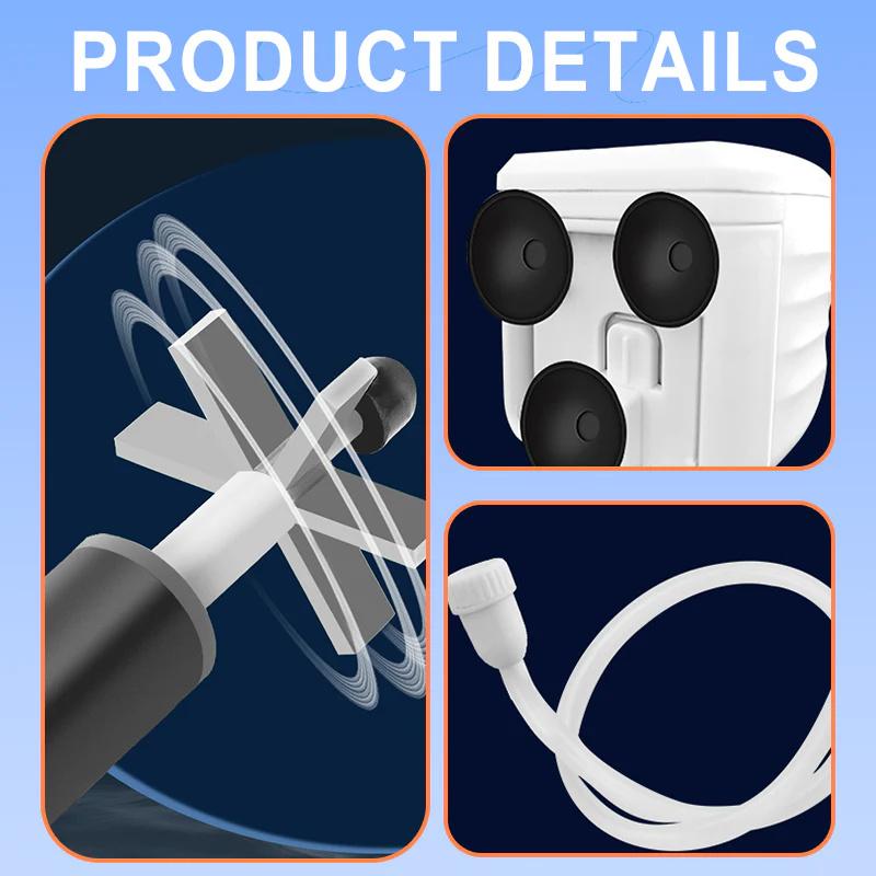 3 in 1 Aquarium Filterpumpe Leise Aquarium Tauch-Luftsauerstoff-Belüfter Aquarium Luftpumpe Wasserwechselpumpe Wellenerzeuger 220V