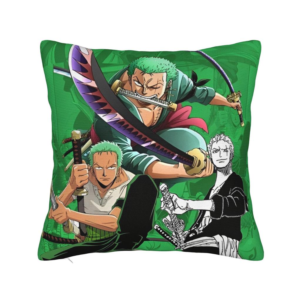 Luffy Anime Square Pillow Case Cushion Covers Awesome Polyester Decorative Throw Pillow Case Cover for Home x