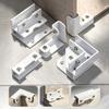 Heavy Duty Aluminum Corner Clamps Aluminum Alloy Glass Tile Fixing Clip  Furniture Accessories
