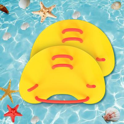 Pinne da Dita in Silicone per Nuoto Guanti Sicuri per Sport Acquatici Accessori Didattici Ausiliari Regolabili Allenamento di Nuoto Nuoto