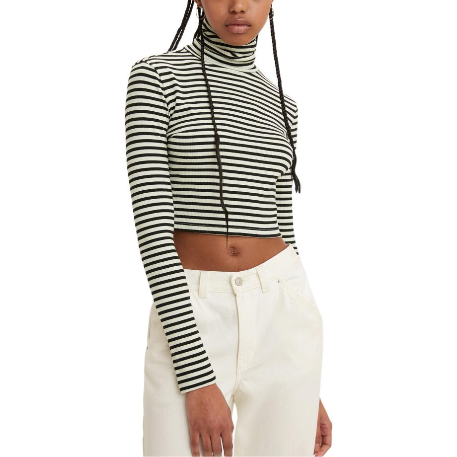 Levis Striped Long Sleeve T-Shirt Women tops A1775-0006