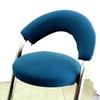 Split Low Back Chair Cover Corn Velvet Solid Color Simple Elastic Modern Home Decor Chair Dust Protect Cover Office Stool Covers