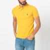 Polo Ralph Lauren Logo Ensfarget Kortermet Poloskjorte Herre topper Gul 710536856-297