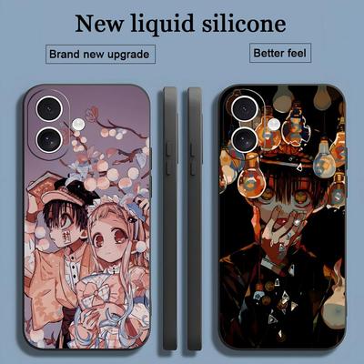 Toilet Bound Hanako Kun Anime Phone Case For iPhone 17 16 15 14 13 12 11 X XR XS 8 Plus Mini Pro Max Soft Black Shockproof Cover