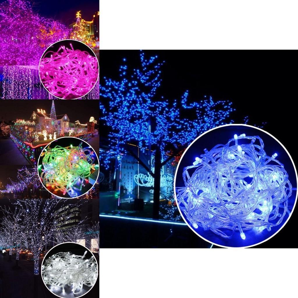 Bezaubernde 10m 100 LEDs Weihnachts-Lichterkette für magische Außendekoration