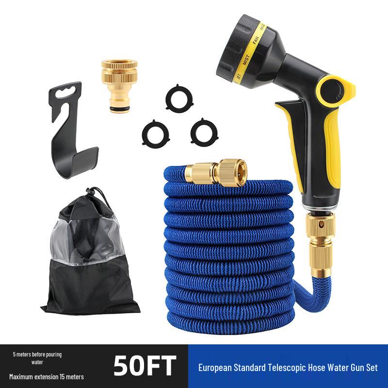 Midsummer Automatic High-Pressure Retractable Garden and Car Washing Hose with Water Gun