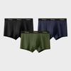 MiiOW 3Pcs Men's Underwear Boxer Shorts Youth Cotton Men's Boxing Shorts, Breathable Underwear