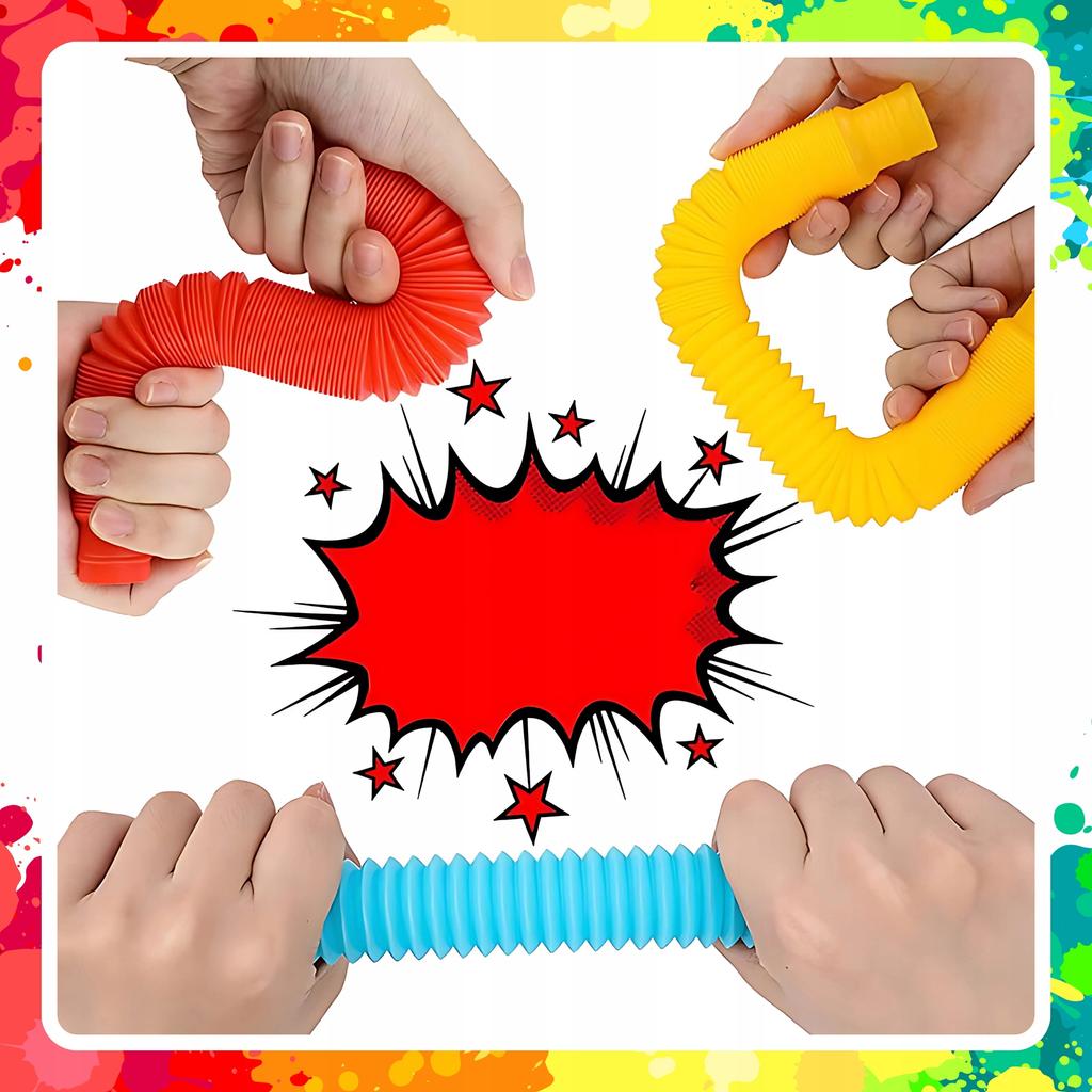 Sensory Tubes Set Educational Tubes Pop Xxl For Children