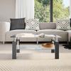 Vidaxl Mesa de Centro, Negro-Transparente, 95X55X40 Cm, Vidrio