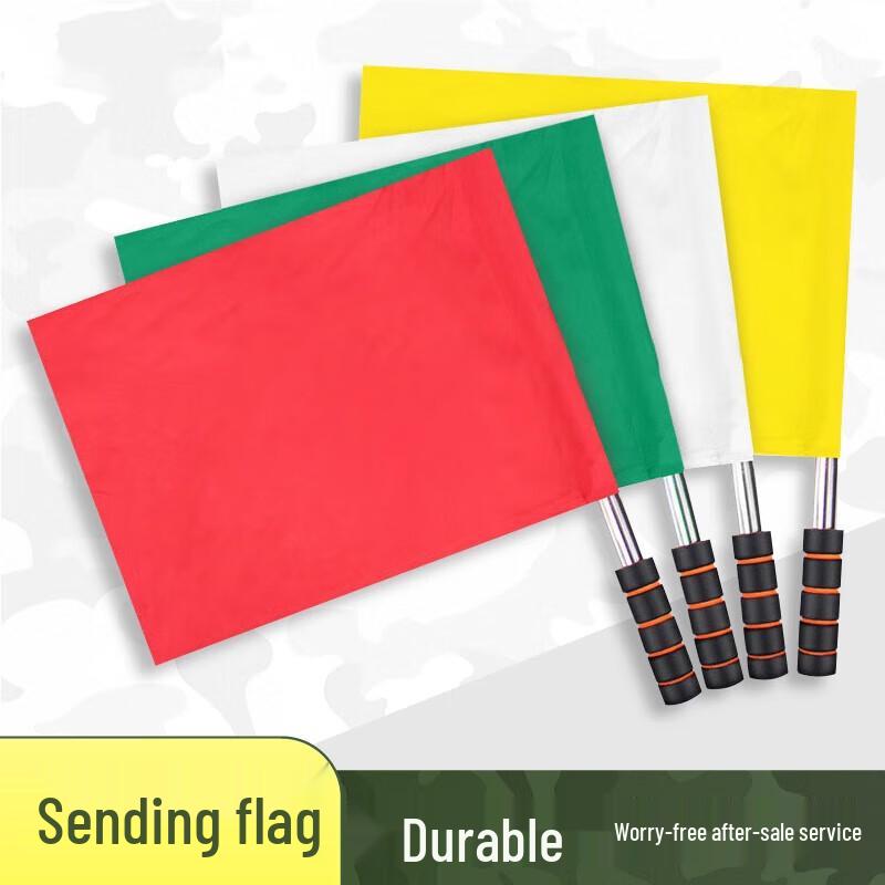 Referee Command Flag with Stainless Steel Pole