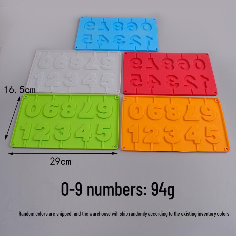 Silicone English Letter Chocolate & Cookie Baking Mold Epoxy DIY.