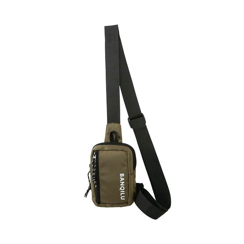 

Nylon Crossbody Women s Sports Mini Shoulder Bag Khaki