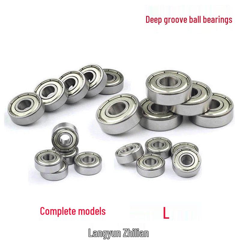 In-Stock Deep Groove Ball Bearing, ZZ Double-Sided Iron Seal, Steel, Fits All Models for Mechanical Equipment