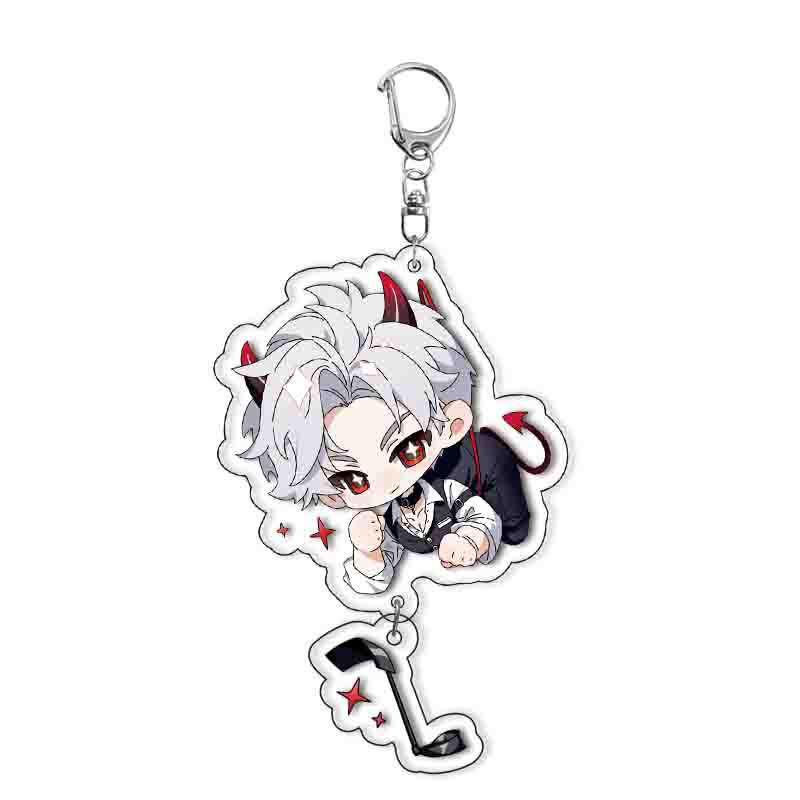 Love and Deep Space Qin Che Acrylic Keychain Pendant - Game Merchandise Backpack Charm
