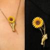 Alloy Hand-Held Flower Necklace Brooch Versatile Suit Pin Accessories For Daily Wear Parties Gifting