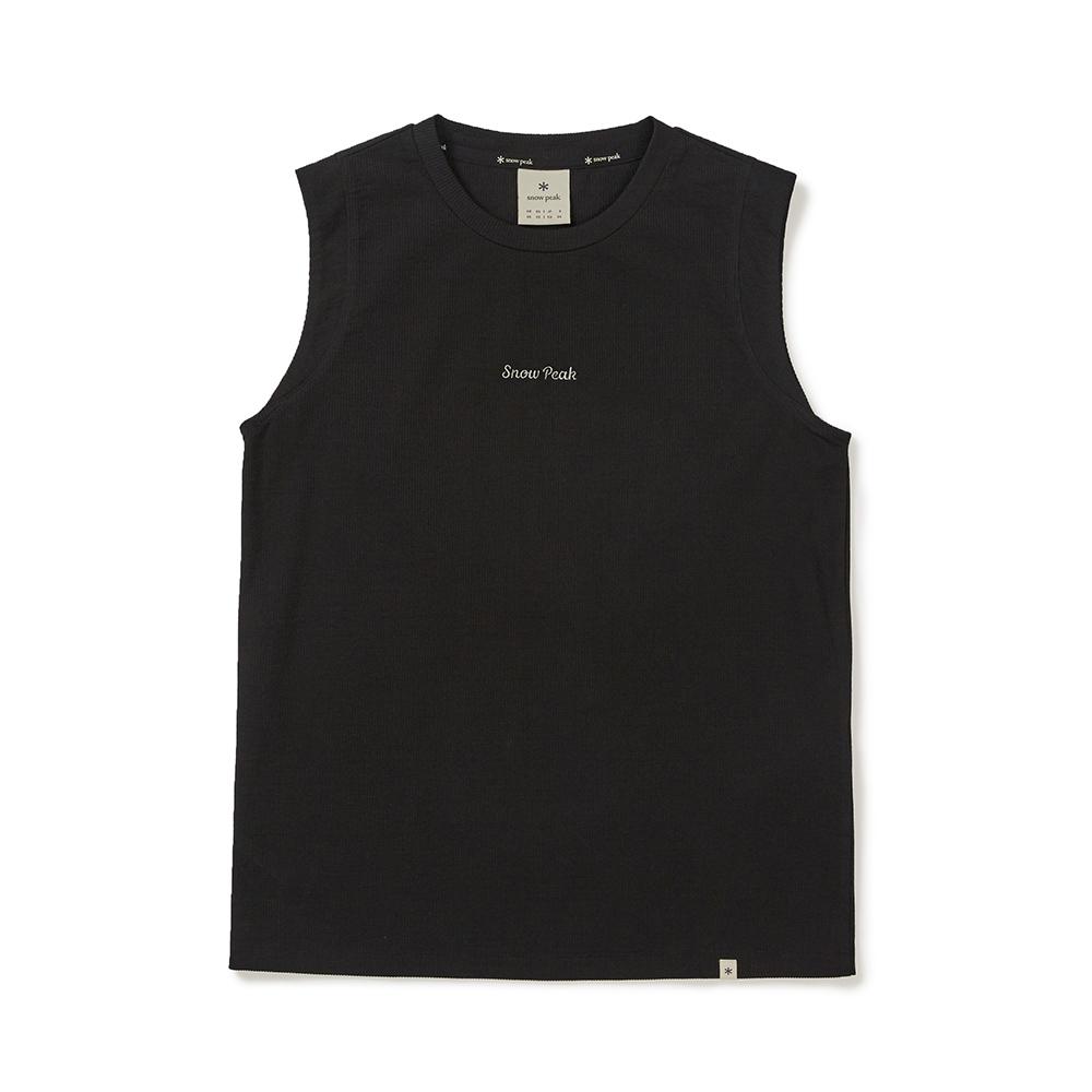 [Snowpeak] Ribbed Women's Sleeveless Black (S25MWFST39)