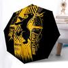 1pc Hufflepuff House Crest Umbrella with Plastic Handle,Cartoon Pattern,Suitable for All Seasons Multi-functional Umbrella343