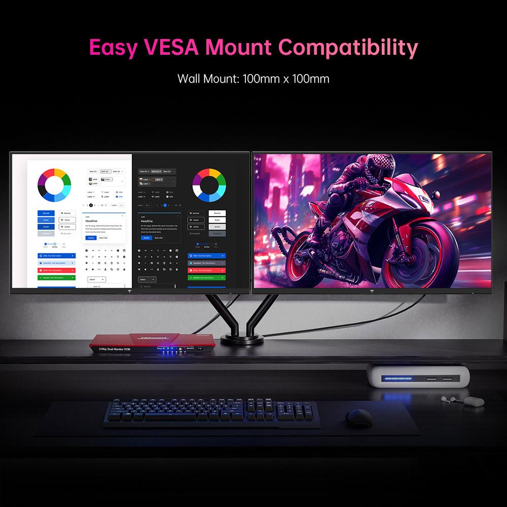 KTC H27E6 27" 2K QHD Fast IPS Gaming-Monitor, 320Hz Bildwiederholfrequenz, 1ms Reaktionszeit, HDR 400, 144% sRGB, FreeSync & G-Sync kompatibel