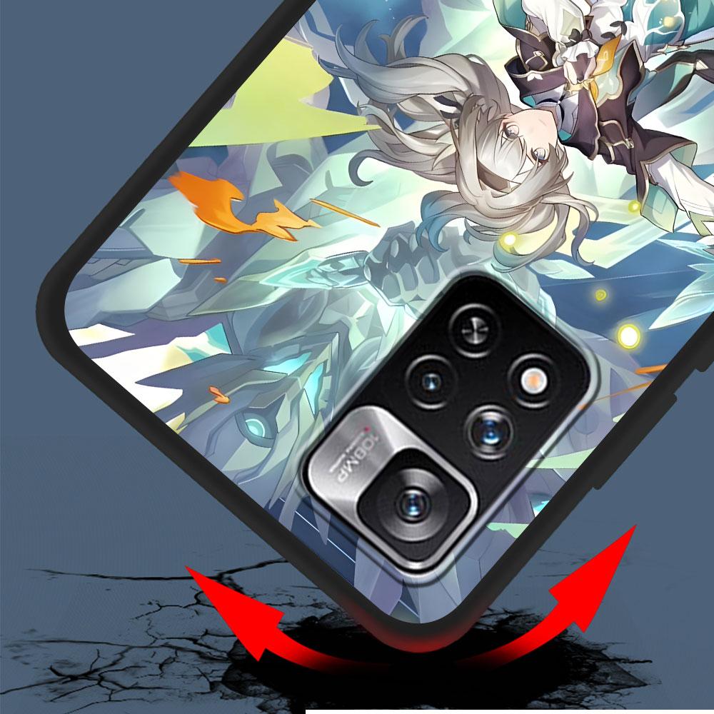 Firefly Honkai Star Rail Case for Xiaomi Redmi 10A 10C 9C 12C 9A 9i 10 12 9 Prime 9T K40 Pro Black Soft TPU Mobile Phone Cover
