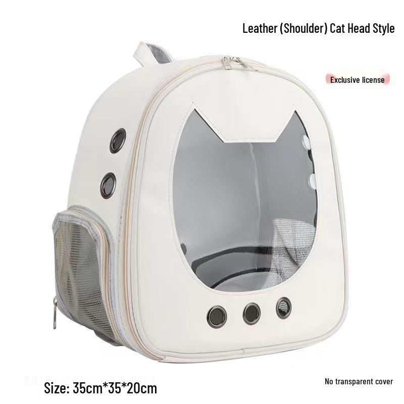 Transparent Portable Cat Backpack: Spacious, Breathable, Comfortable Pet Carrier for Outings