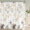 Abstraktes Marmormuster Duschvorhänge Wasserdichtes Gewebe Badevorhänge Für Badezimmer Badewanne Große Breite Duschabdeckung Mit Haken