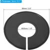 PATIKIL Clothes Dividers, 12 Pack Closet Clothing Rack Size Dividers Blank Labels Sorting Round Separator for Closet, Black