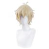 Mikaela Hyakuya Cosplay Wig Men Short Light Blond Wig Cosplay Anime Cosplay Wigs Heat Resistant Synthetic Wigs