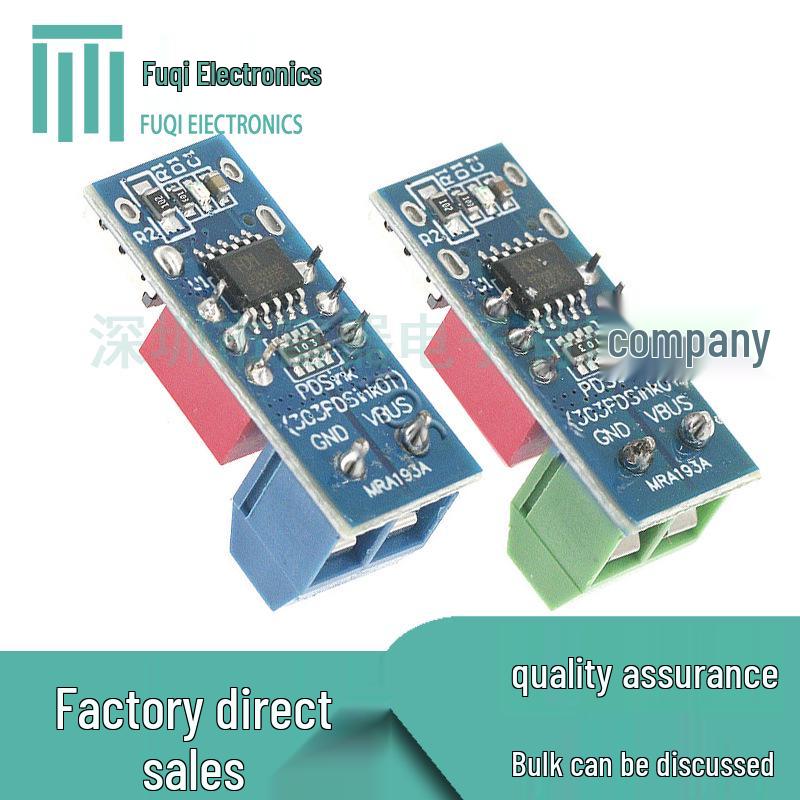 PDSink PD Decoy QC Fast Charge Test Board with 5-20V Adjustable Voltage via DIP Switch