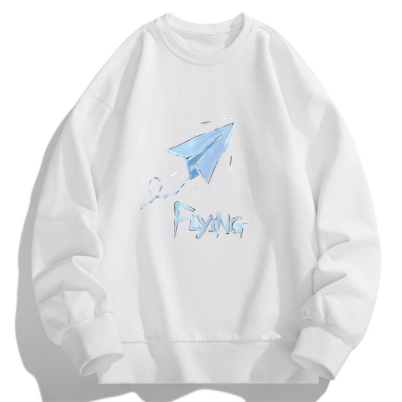 

Футболка с длинными рукавами на осень и весну, мужская рубашка-свитер, мужской свитер с круглым вырезом, мужской свитер M