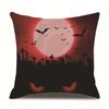 Halloween Linen Pillow Cover Printed Pillow Cover