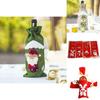 Festive Santa Wine Bottle Bag Cover For Merry Christmas Dinner Party Decor