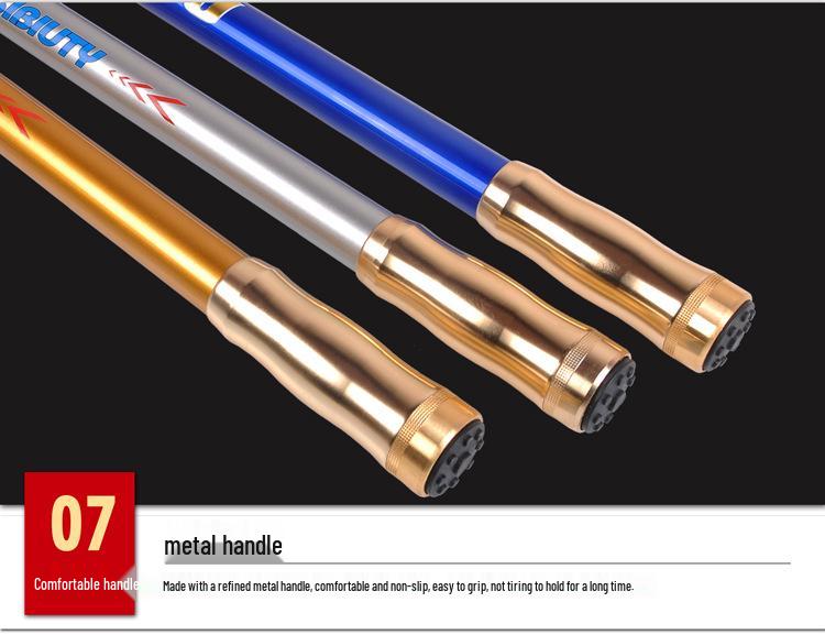 High Carbon Surf Fishing Rod, 3.6-5.4m, Strong & Durable for Spinning and Casting, Long Section Design