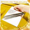 5PCS Colorful Aluminum Film Tablecloth Waterproof Plastic Tablecloth  Holiday Celebration