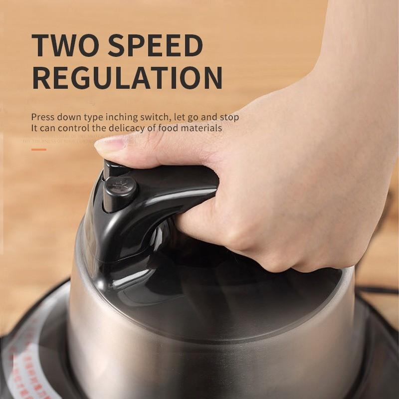 Automatyczny siekacz do warzyw Stal nierdzewna Elektryczny młynek do mięsa Duża pojemność Wielofunkcyjny Przetwornica żywności dla niemowląt