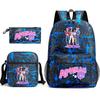 Spielwaren Aphmau Schultasche Cartoon Rucksack Federmäppchen Umhängetasche Dreiteiliges Set