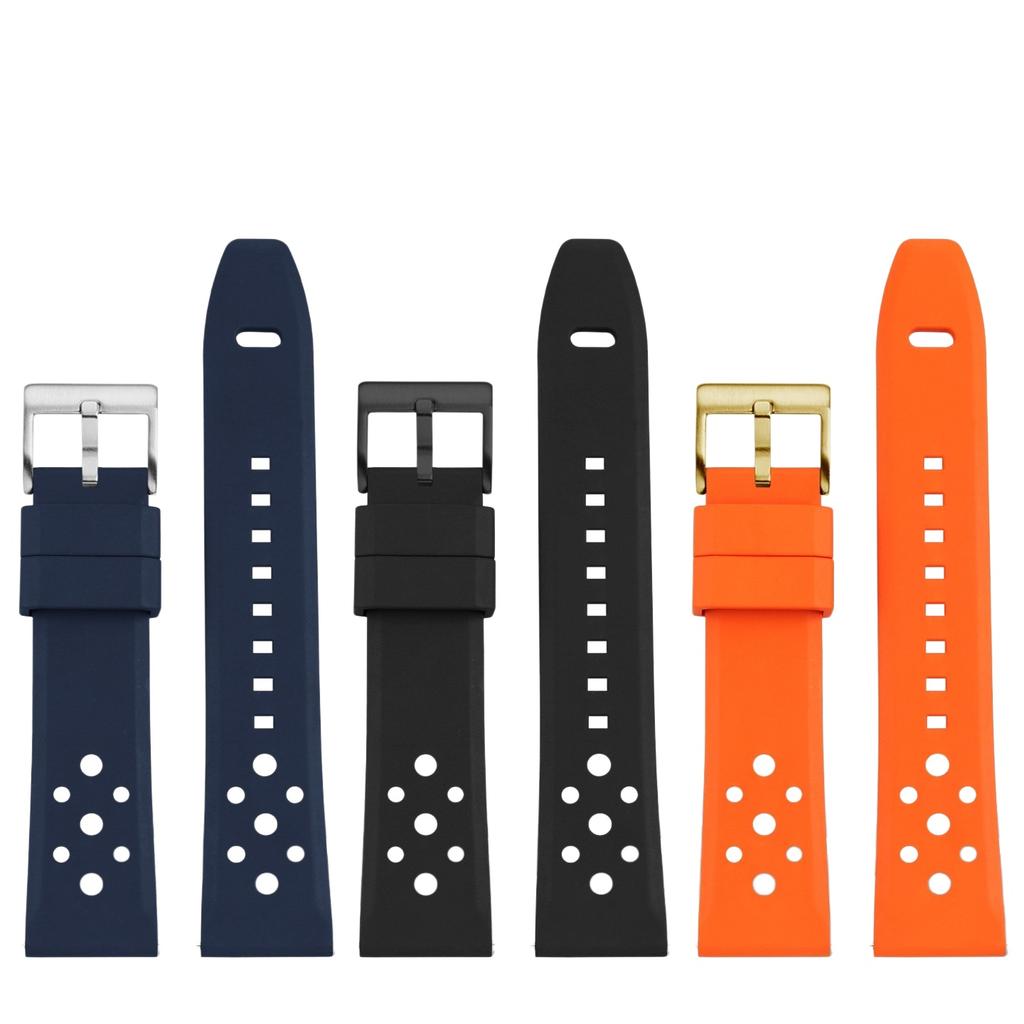 20mm 22mm Silicone Rubber Watch Strap for Omega Casio Seiko IWC Watchband Diving Waterproof Sport Bracelet Watch Wristband