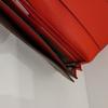 Mari Eclaire Recommended High-Quality Natural Leather Slim Line Pretty Casual Long Wallet 606180 Red
