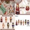 Charming Wooden Nutcracker Soldier Christmas Decoration Perfect For Festive Celebrations