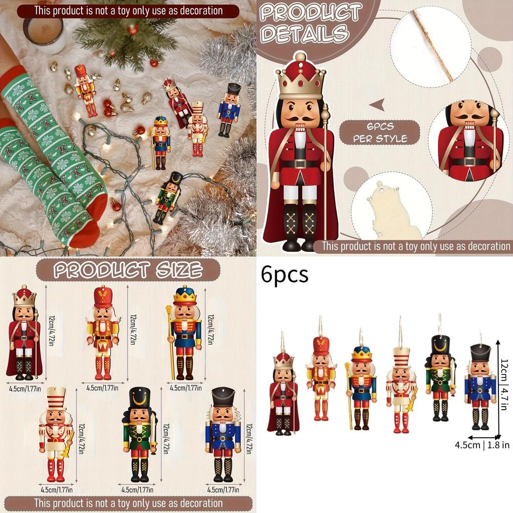 Charming Wooden Nutcracker Soldier Christmas Decoration Perfect For Festive Celebrations