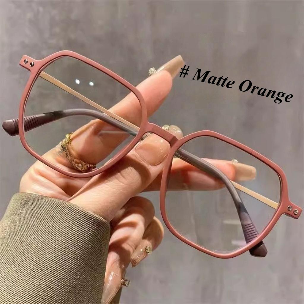 

5 цветов, матовый стиль, очки с защитой от синего света, материал оправы TR+металл, устойчивые к излучению, компьютерные, модные очки Anti Blue Light оранжевый
