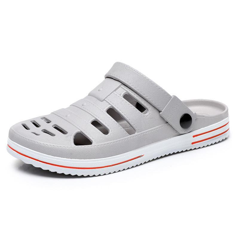 Men's Lightweight Slip-On Hollow Shoes for Summer Outdoor Use
