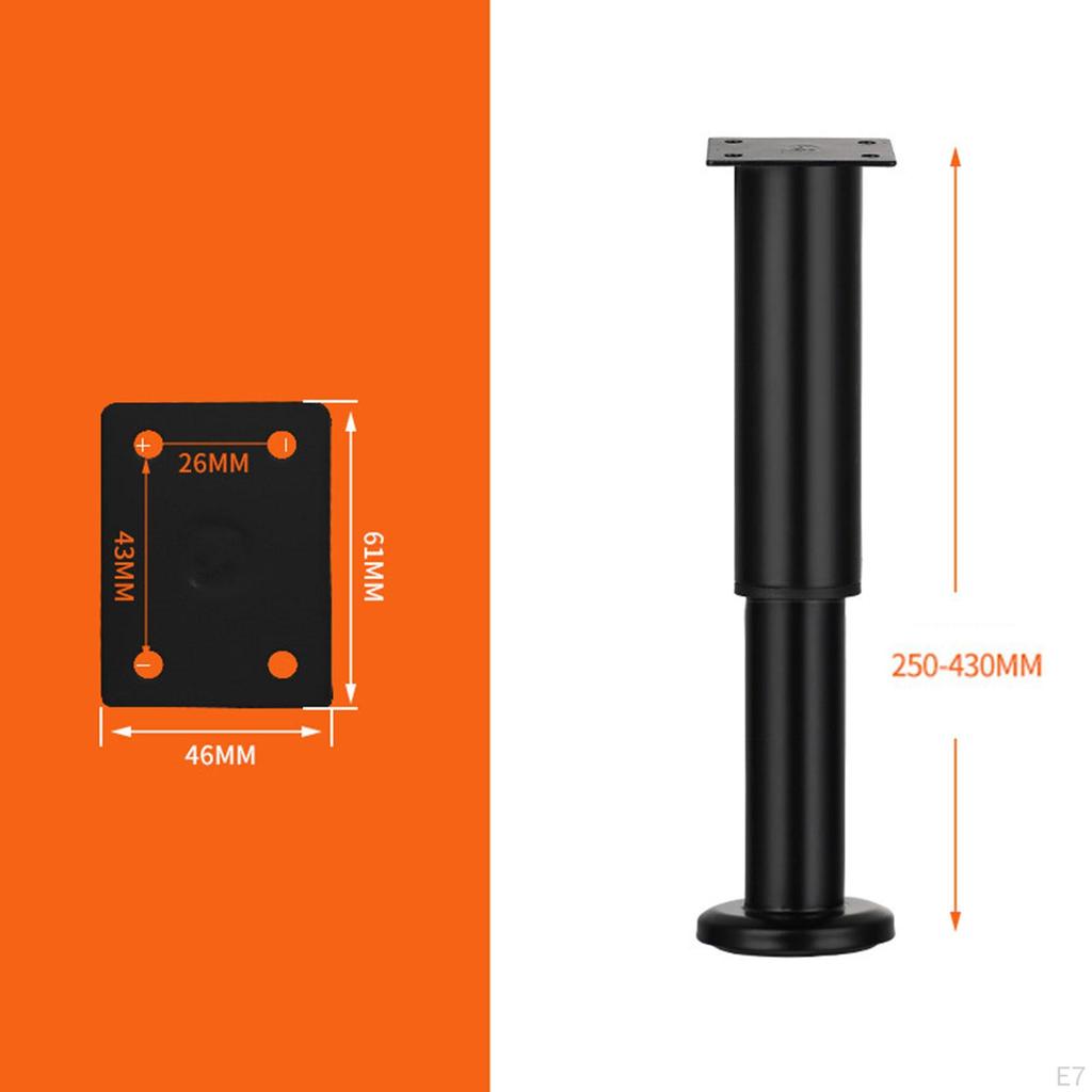 Metal Support Legs for Bed And Furniture